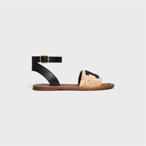 celine sandals raffia|Celine.